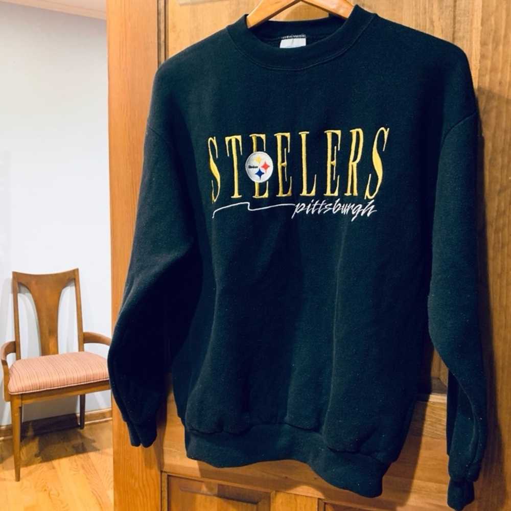 Vintage 90’s LOGO 7 NFL PITTSBURGH STEELERS Crewneck Sweatshirt